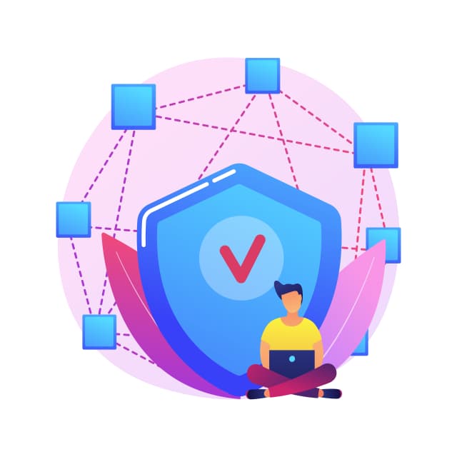 Blockchain illustration